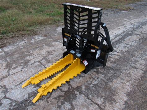 best tree puller for skid steer|intimidator skid steer attachment.